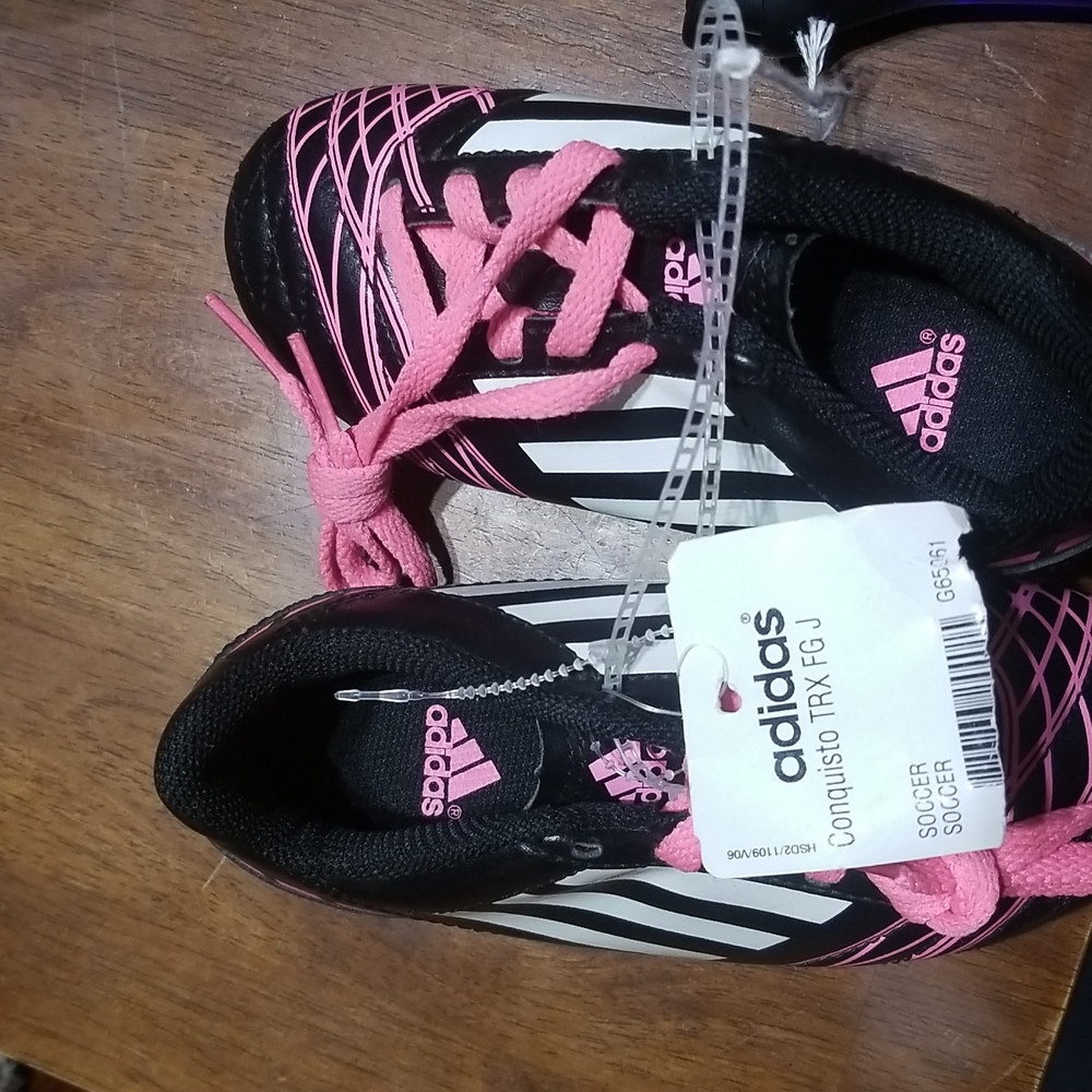 Adidas  girls soccer  shoes
